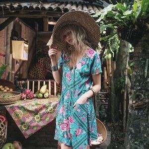 Spell Babushka short sleeved playdress